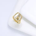 thumbnail image 1 of Geometric Baroque Freshwater Pearl Ring Inlaid Open Adjustable Jewelry Statement Piece Elegant Design Classics, 1 of 5