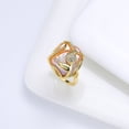 thumbnail image 1 of Geometric Baroque Freshwater Pearl Ring Inlaid Open Adjustable Jewelry Statement Piece Elegant Design Classics, 1 of 5