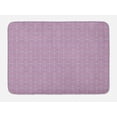 thumbnail image 1 of Geometric Bath Mat, Repeating Diagonal Lines with Geometric Design Modern Design, Plush Bathroom Decor Mat with Non Slip Backing, 29.5" X 17.5", Blue Vermilion White, by Ambesonne, 1 of 2