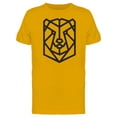 thumbnail image 1 of Geometric Bear Head Logo T-Shirt Men -Image by Shutterstock, Male Medium, 1 of 2