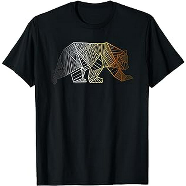 Geometric Bear Pride T Shirt for Gay Bears and Admirers T Shirt Walmart