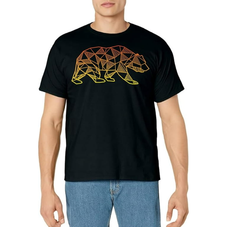 Mountains, Bear, Animal, Retro T Shirt Mountains, Bear, Animal, Retro T Shirt