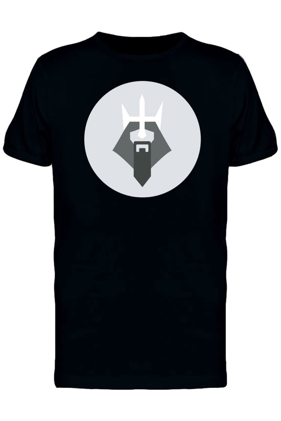 Geometric Bearded King T-Shirt Men -Image by Shutterstock, Male Medium