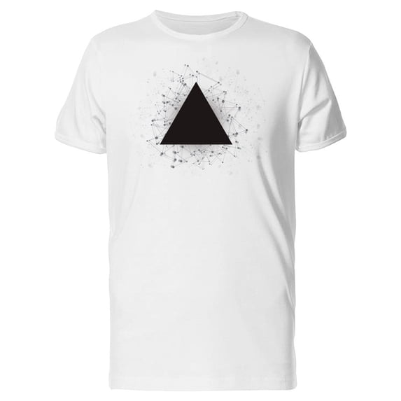 Geometric Black Triangle Art Tee Men's -Image by Shutterstock