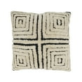 thumbnail image 1 of Geometric Bliss Tufted Poly Filled Throw Pillow, 1 of 3