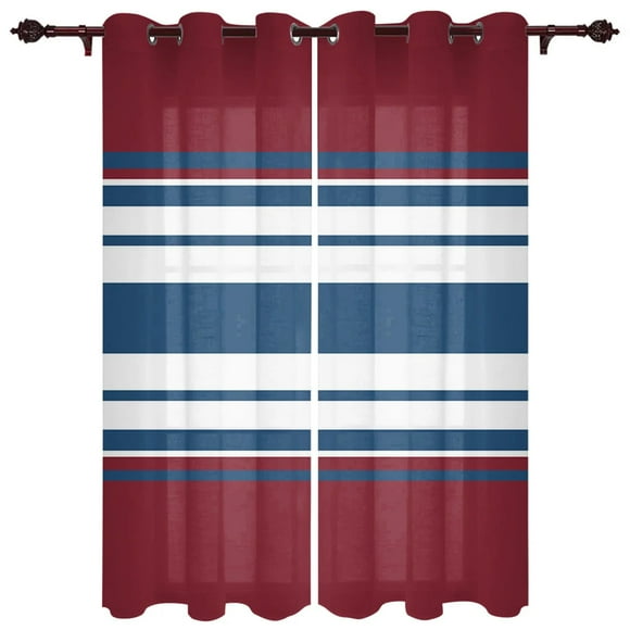 Blue Red Living Room