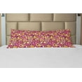 thumbnail image 1 of Geometric Body Pillow Case Cover with Zipper, Retro Style 70s Like Vintage Circles and Rounds Water Drops Like Image Artwork, Decorative Accent Long Pillowcase, Multicolor, by Ambesonne, 1 of 1