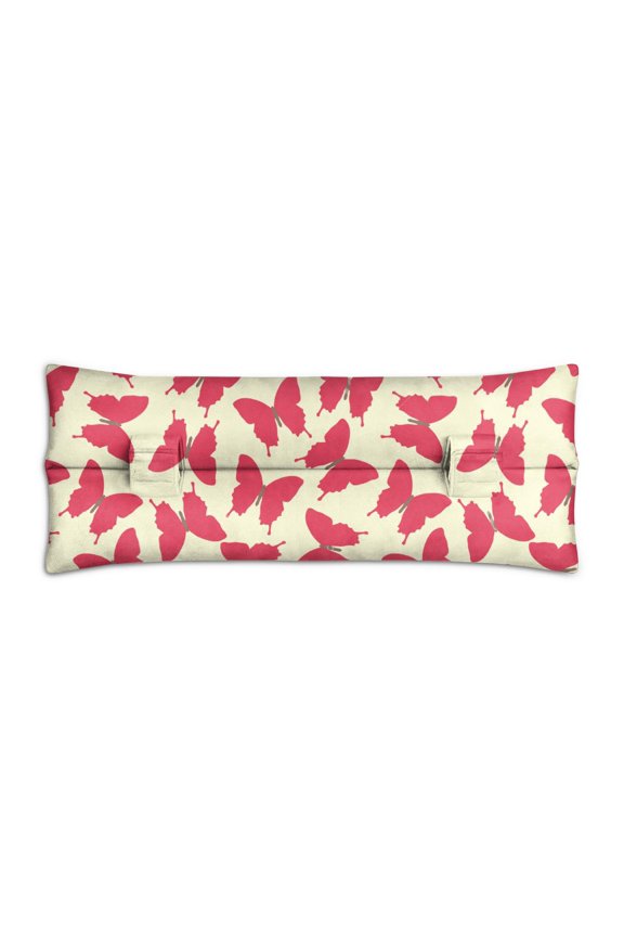 Geometric Butterfly Pattern Mastectomy Pillow for Car - Post-Surgery Seatbelt Cushion with Romantic Design - Chest Protector After Heart Surgery