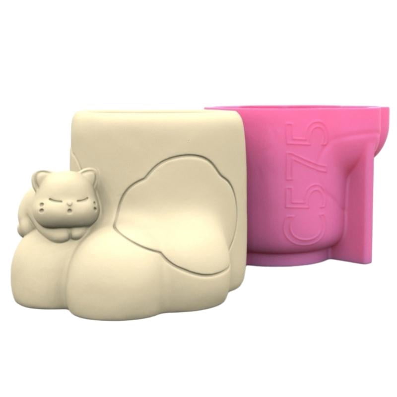 Geometric Candle Mold Silicone Mold for Candle Making Reusable Candle Resin Mold
