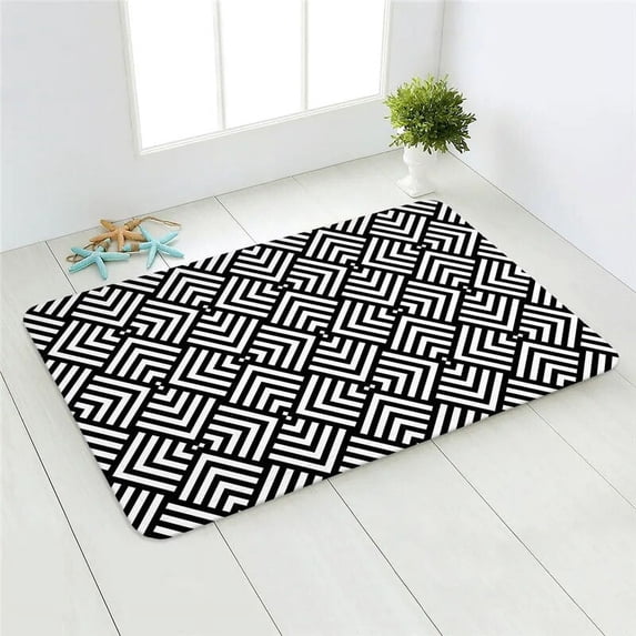 Geometric Carpet Entrance Door Mat Living Room Anti-slip Carpet Absorbent Bath Mat Kitchen Rug Welcome Mats for Front Door