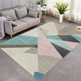 thumbnail image 1 of Geometric Carpet for Living Room Large Area Rugs Anti-slip Indoor Home Floor Mat Sofa Car, 1 of 7