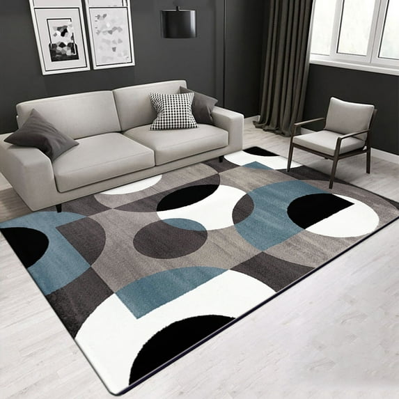 Geometric Circle Carpet for Living Room Luxury Home rations Sofa Coffee Table Large Area Rugs Bedro
