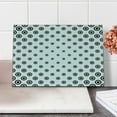 thumbnail image 1 of Geometric Circle Cutting Board, Different Round Shaped Dots Spots Motif Simplistic Abstract Background, Decorative Tempered Glass Cutting and Serving Board, Small Size, Black White, by Ambesonne, 1 of 5