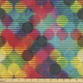 thumbnail image 1 of Ambesonne Digital Fabric by the Yard Upholstery, Futuristic, 10 Yards, Multicolor, 1 of 4