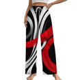 thumbnail image 1 of Geometric Circle Stripe Pajamas For Women Loose Retro Night Pajama Pants Comfortable Sleepwear Bottoms Homewear, 1 of 6