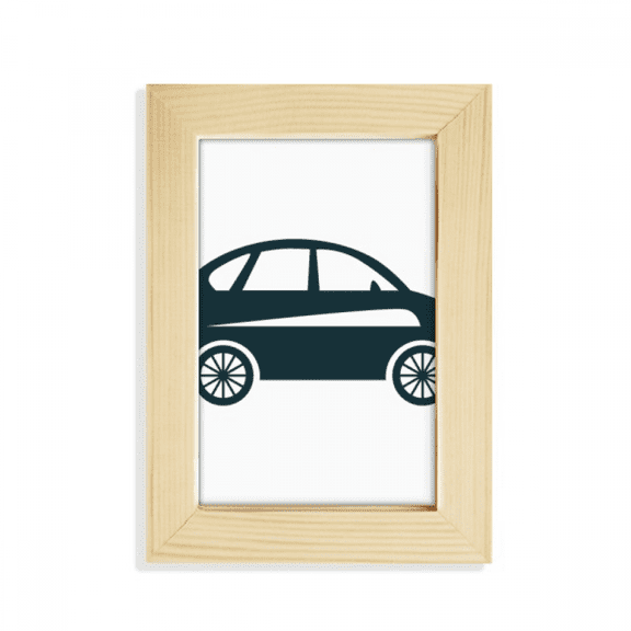 Geometric Classic Cars Green Outline Desktop Display Photo Frame Picture Art Painting 5x7 inch