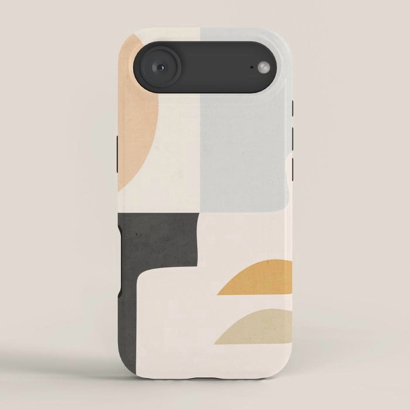 Geometric Color-Block Arches Tough Phone Case, Polycarbonate and TPU ...