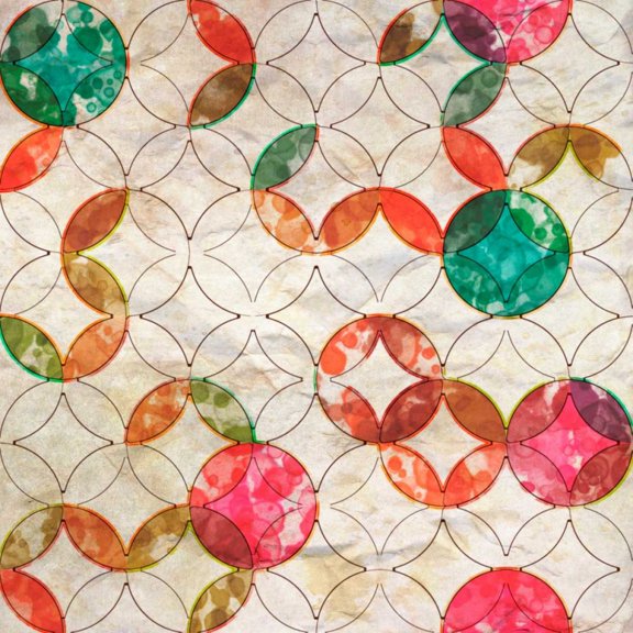 Geometric Color Shape VI Poster Print - Irena Orlov (24 x 24)