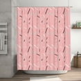 thumbnail image 1 of Geometric Colorful Memphis Pattern Shower Curtain, Polyester Waterproof Bath Curtains for Bathroom Decorations, 72 x 72 inches, 1 of 7