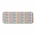 thumbnail image 1 of Geometric Computer Mouse Pad, Mixed Mosaic Vivid Nature Inspired Kids Girls Hippie Contrast Design, Rectangle Non-Slip Rubber Mousepad Large, 31" x 12" Gaming Size, Multicolor, by Ambesonne, 1 of 2