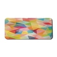 thumbnail image 1 of Geometric Computer Mouse Pad, Polygonal Arrangement with Colorful Abstract Triangles Ornamental Illustration, Rectangle Non-Slip Rubber Mousepad X-Large, 35" x 15", Multicolor, by Ambesonne, 1 of 2