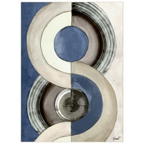 Geometric Cool I Washable Art Area Rug size 8'x10', Power-loomed, Heavenly Softness with Non-Slipping Backing