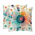 thumbnail image 1 of Geometric Cube Pillow Covers - Set of 2 - 16x16, 18x18, 20x20 Inches - Unique Patterns for Various Occasions - Decorative Throw Pillowcases for Home Decor, 1 of 6
