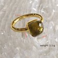 thumbnail image 1 of Geometric Cube Rings For Women And Men Irregular Sugar Cube Design Copper Zircon Inlaid Unisex Fashion Jewelry, 1 of 3