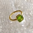 thumbnail image 1 of Geometric Cube Rings For Women And Men Irregular Sugar Cube Design Copper Zircon Inlaid Unisex Fashion Jewelry, 1 of 3