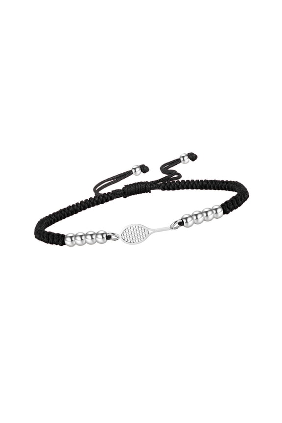 Geometric Cutout Designs With Customizable Woven Rope And Comfortable Stainless Steel