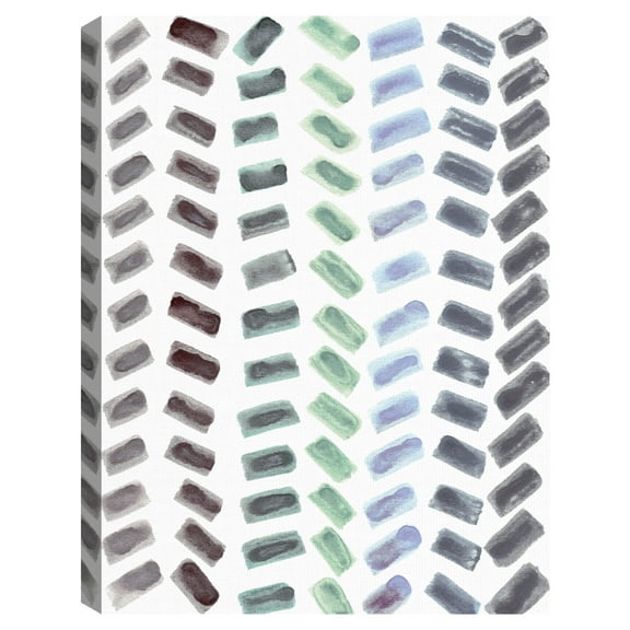 Geometric Dance by Lottie Fontaine Canvas Art Print