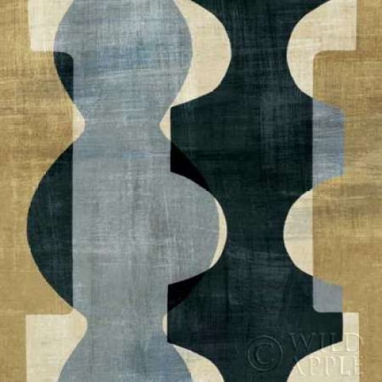 Geometric Deco I Canvas Art - Wild Apple Portfolio (24 x 24)