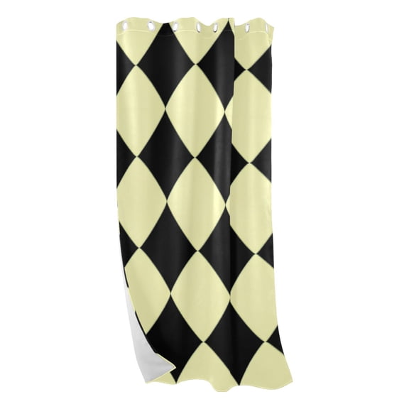 Geometric Decorative Pattern Blackout Curtains for Living Room Bedroom 42W/52W x 84L Insulated Window Drapes 1 Panels