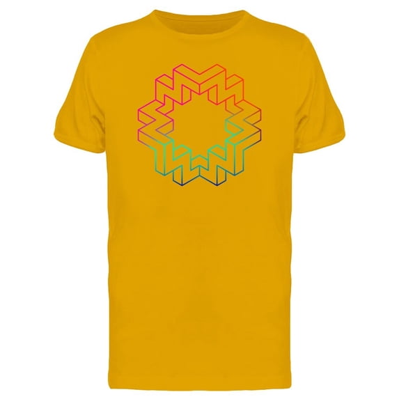 Geometric Design Gradient Tee Men's -Image by Shutterstock