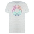 thumbnail image 1 of Geometric Design Gradient T-Shirt Men -Image by Shutterstock, Male XX-Large, 1 of 2