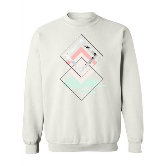 Geometric Design Sweatshirt Women -Image by Shutterstock, Female XX-Large