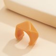 thumbnail image 1 of Womens Vintage Geometric Rings Trendy Acrylic Rings Bohemian Colorful Resin Ring Transparent Individually Packed Rings Fashion Jewelry Gifts for Her, 1 of 2