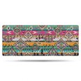 Pattern Pinl Geometric Diamond Pink Pattern Non Slip Microfiber Bathroom Rugs, Soft ...