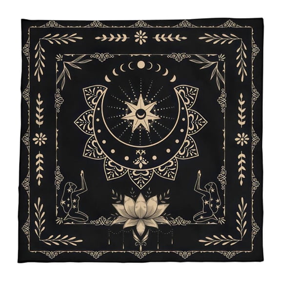 Geometric Divinations Table Cloth Board Game Oracles Card Pad Rune Support Mat