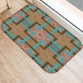 thumbnail image 1 of Geometric Door Mat Carpet Anti-slip Floor Decor Flowers Bathroom Kitchen Balcony Anti-slip Mat ковер, 1 of 6
