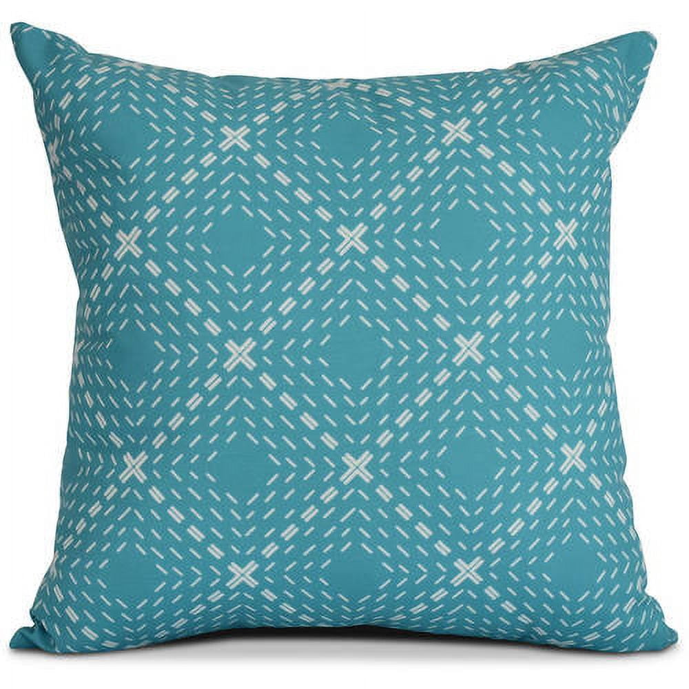 Geometric, Dots and Dashes Outdoor Pillow