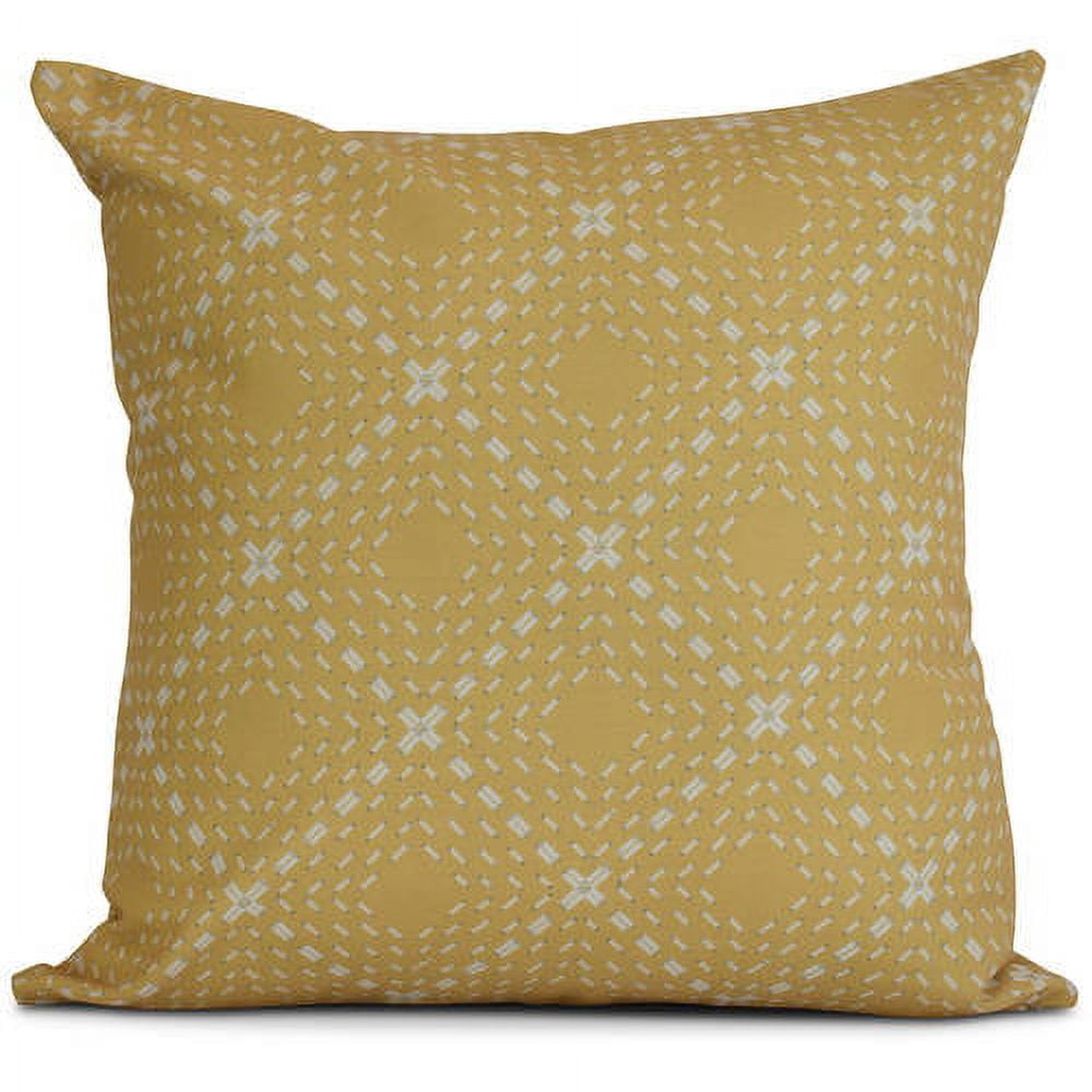 Geometric, Dots and Dashes Outdoor Pillow