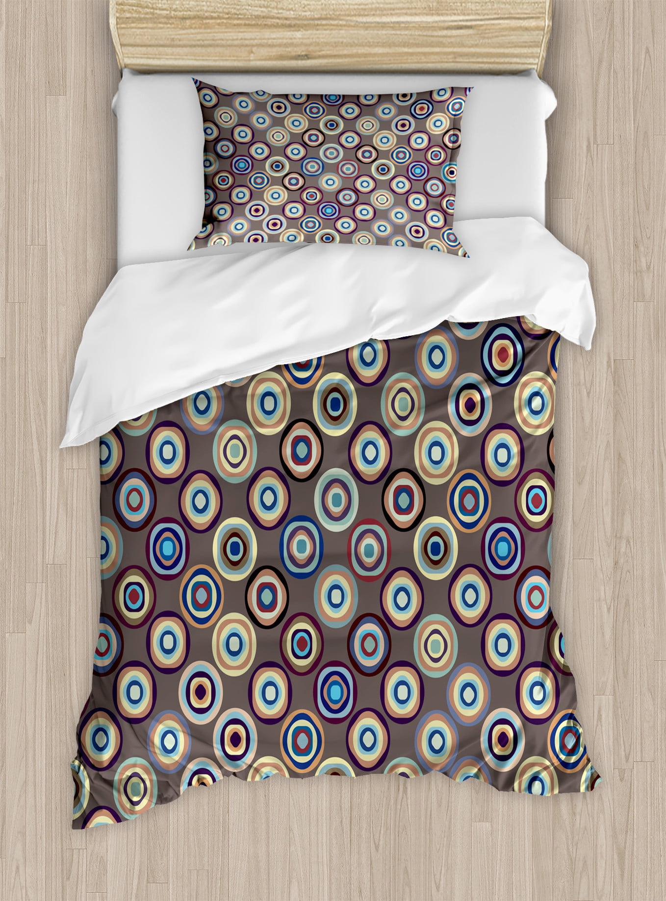 Double Bed Geometric Duvet Cover Set main image 0
