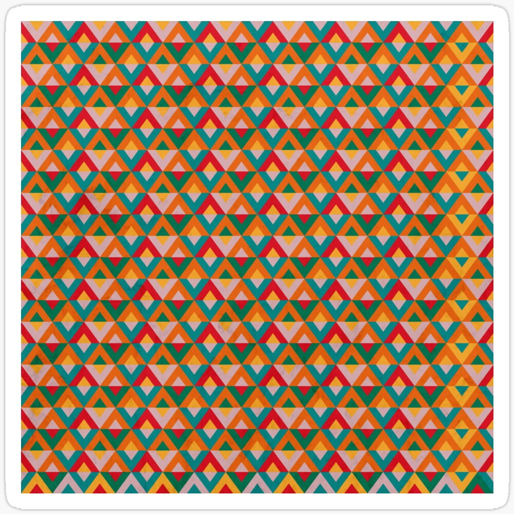 Geometric Ethnic Pattern Sticker Phone Decal Water Bottle Stickers Car ...