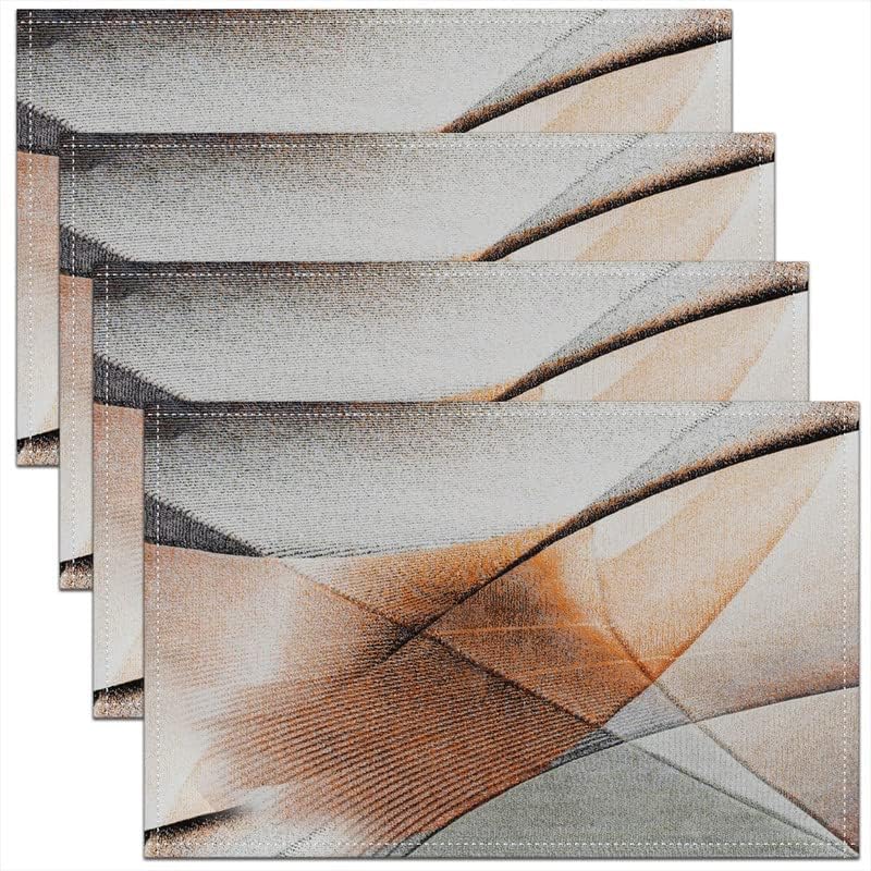 Geometric Fabric Table Mats Placemat Geometry Strip Lines Table Place ...