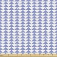 thumbnail image 1 of Ambesonne Geometric Fabric by the Yard Upholstery, Grungy Triangles, 1 Yard, Ceil Blue and White, 1 of 5