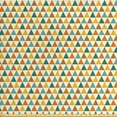 thumbnail image 1 of Ambesonne Geometric Fabric by the Yard Upholstery, Repeating Retro Triangles, 5 Yards, Multicolor, 1 of 4