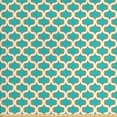 thumbnail image 1 of Ambesonne Geometric Fabric by the Yard Upholstery, Seventies Retro Form, 3 Yards, Orange White Teal, 1 of 4
