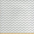thumbnail image 1 of Ambesonne Abstract Fabric by the Yard Upholstery, Zig Zag Chevron Motif, 3 Yards, Pale Grey White, 1 of 4