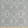 thumbnail image 1 of Ambesonne Geometric Fabric by the Yard Upholstery, Contemporary Stripe Motif, 5 Yards, Charcoal Grey and White, 1 of 4